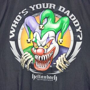 Dickies Hellanbach Inc Garage Biker‎ Mechanic Work Button Shirt Men's 4XL Black